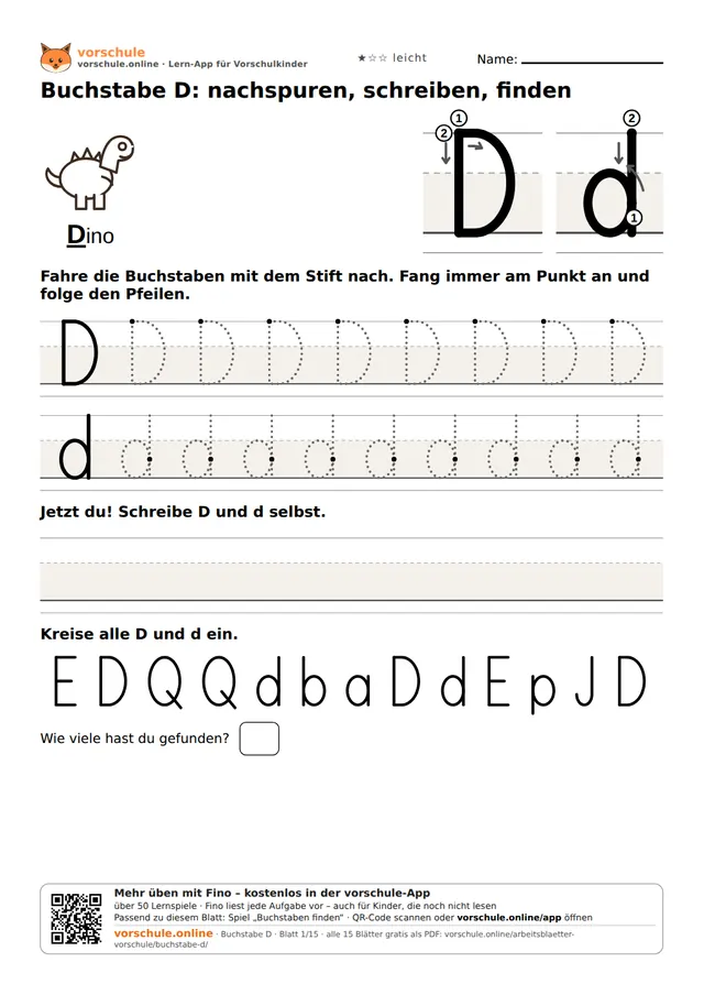 Vorschau: Buchstabe D