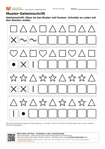 Muster-Geheimschrift