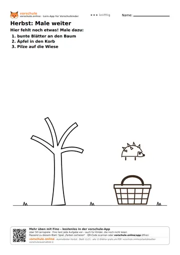 Herbst: Male weiter