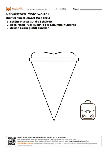 Schulstart: Male weiter