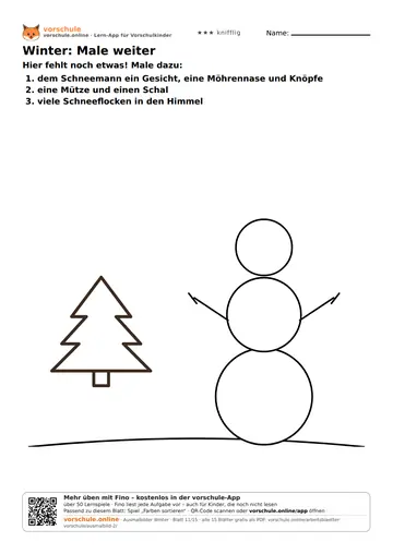 Winter: Male weiter