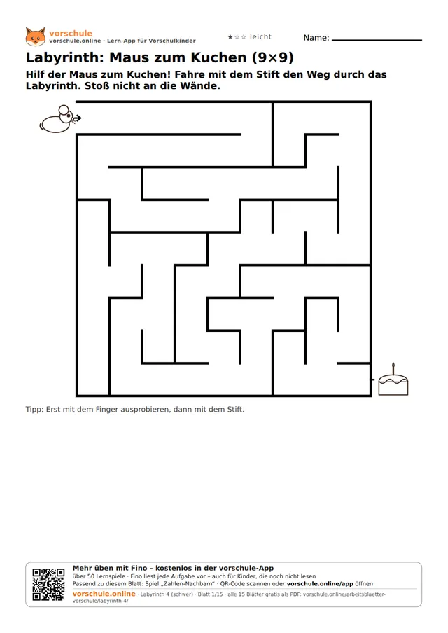 Vorschau: Labyrinth 4 (schwer)