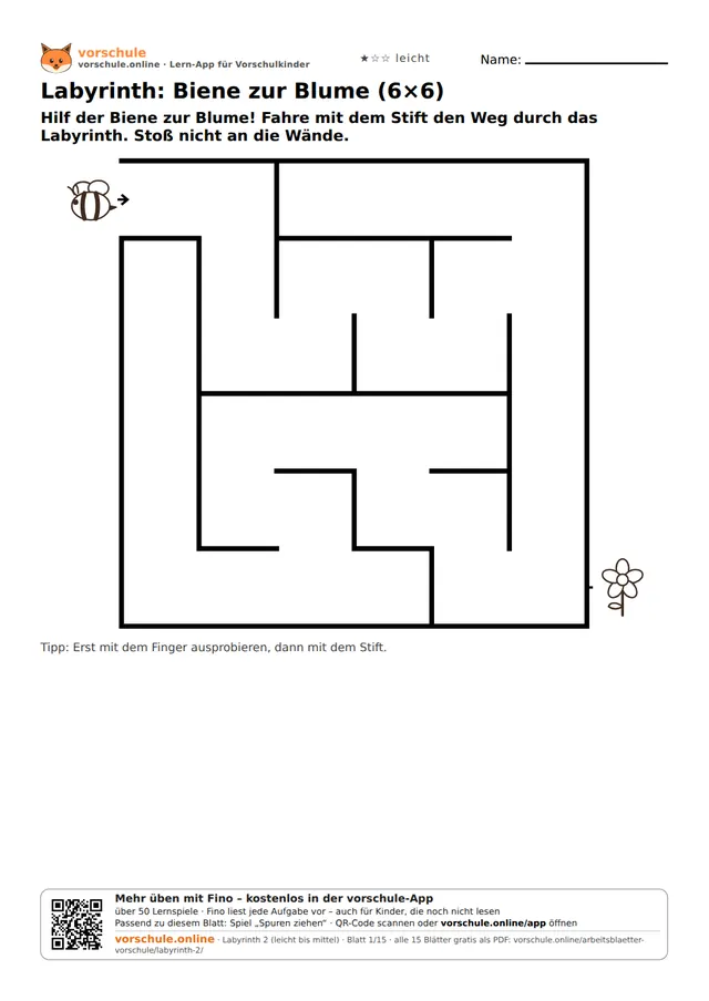 Vorschau: Labyrinth 2 (leicht bis mittel)