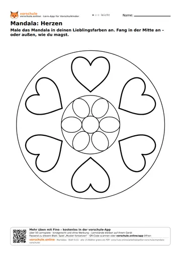 Mandala: Herzen